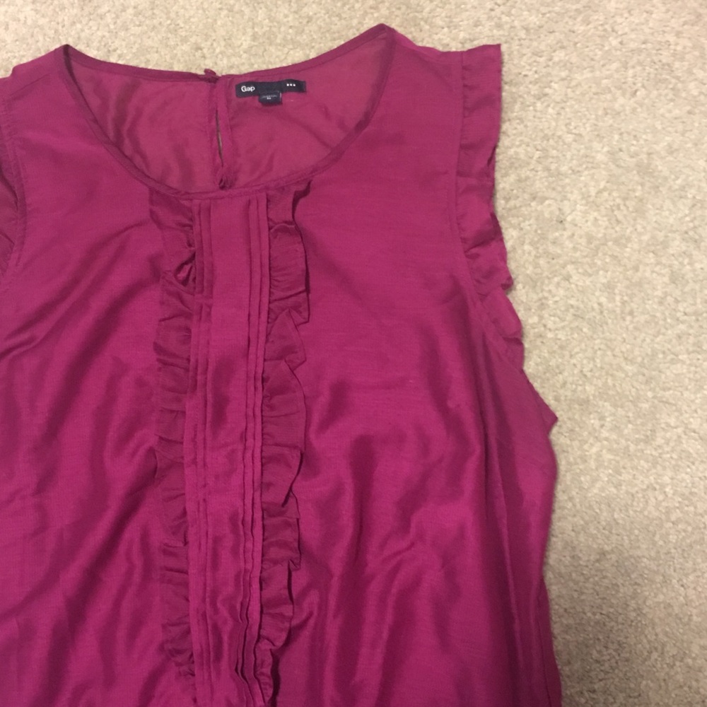 Gap Fuschia Dressy Tank Top